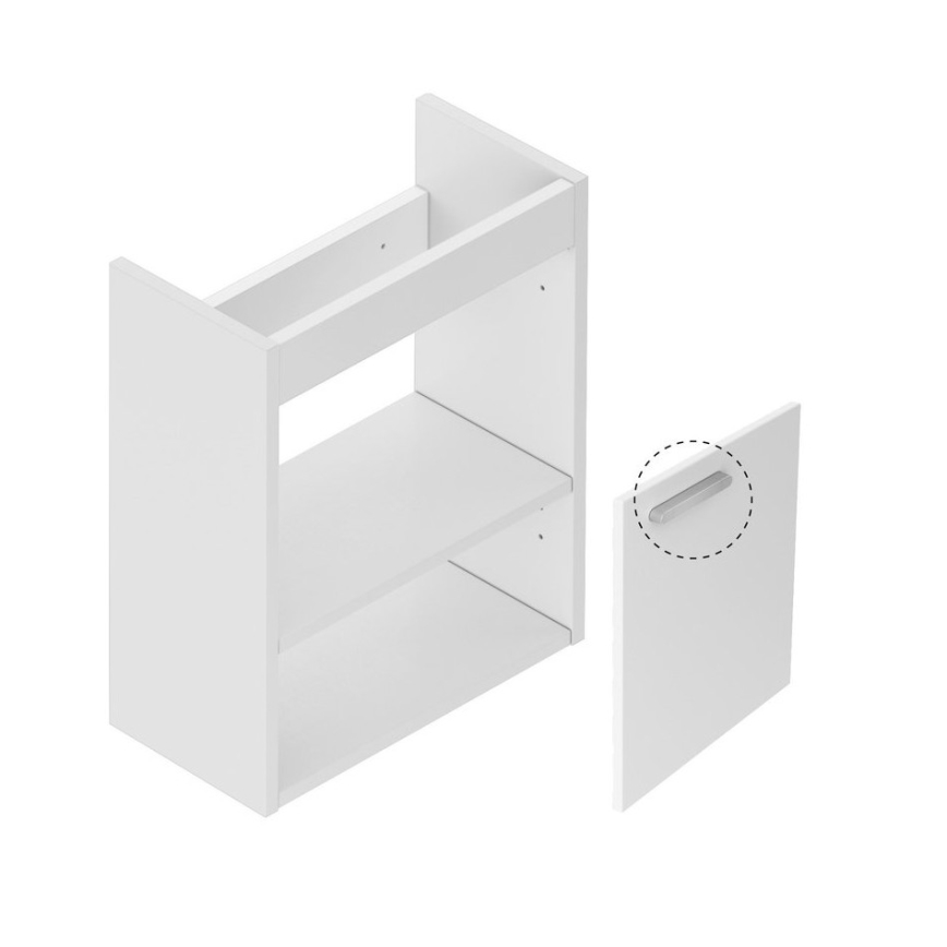 Ravak X000000538 - Mobile sottolavabo CHROME 40x50 cm bianco