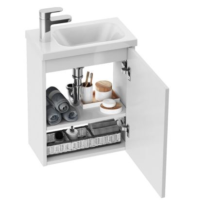Ravak X000000538 - Mobile sottolavabo da bagno CHROME 40x50 cm bianco