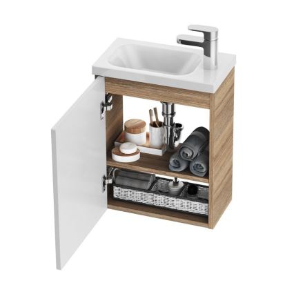 Ravak X000000540 - Anta sinistra per mobile sottolavabo CHROME 37,5x53 cm bianca