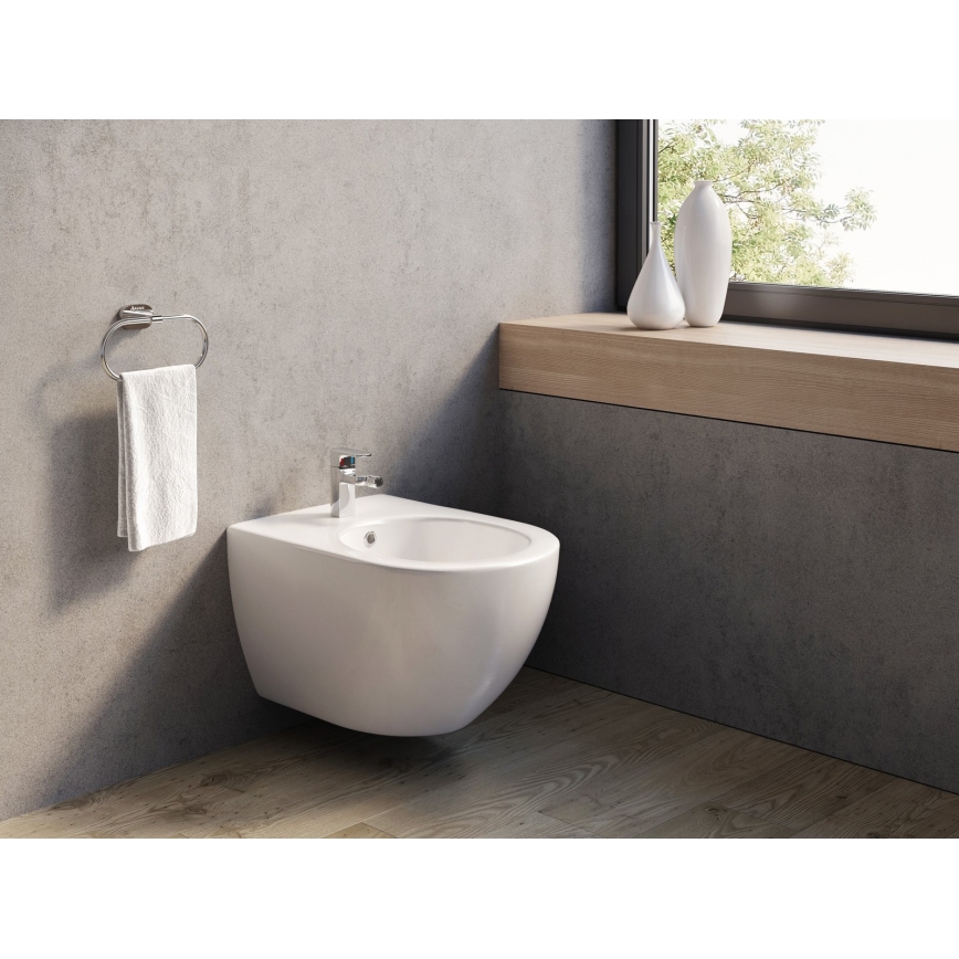Ravak X01517 - Bidet sospeso UNI CHROME ceramica/bianco