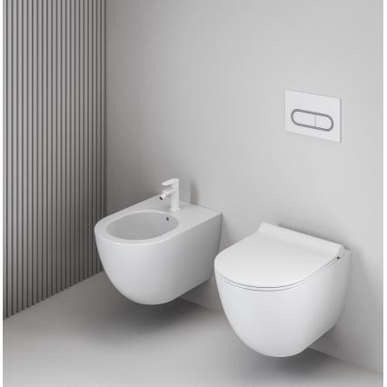 Ravak X01517 - Bidet sospeso UNI CHROME ceramica/bianco