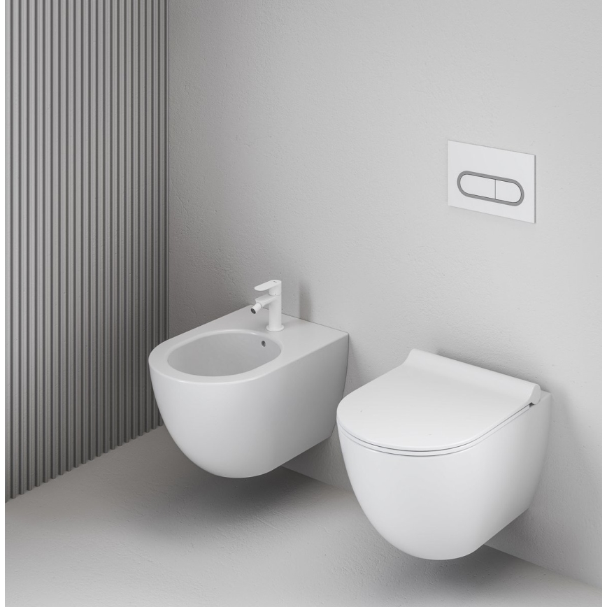 Ravak X01517 - Bidet sospeso UNI CHROME ceramica/bianco