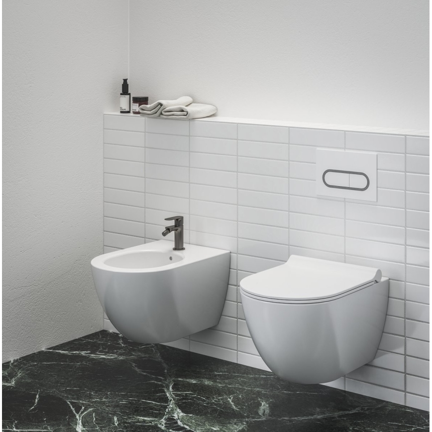 Ravak X01517 - Bidet sospeso UNI CHROME ceramica/bianco