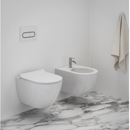 Ravak X01517 - Bidet sospeso UNI CHROME ceramica/bianco