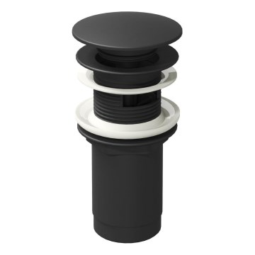 Ravak X01748 - Piletta per lavabo CLICK-CLACK Ø 6,6 cm nera