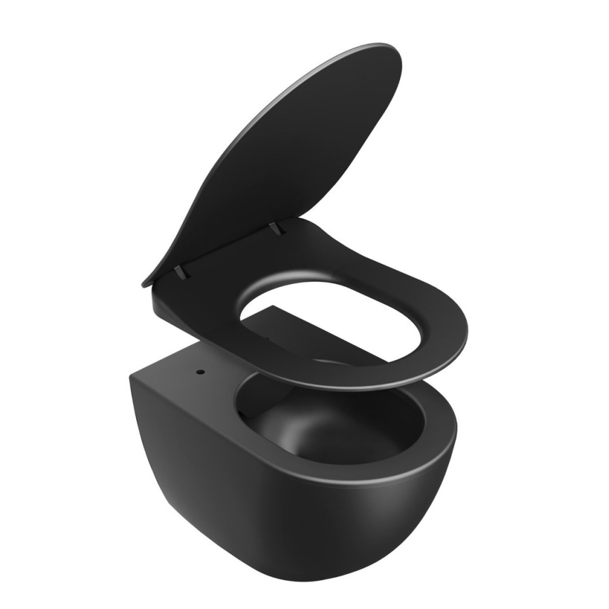 Ravak X01795 - Sedile WC SoftClose CHROME nero