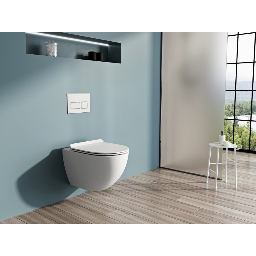 Ravak X01861 - Sedile per WC SoftClose VITA SLIM bianco