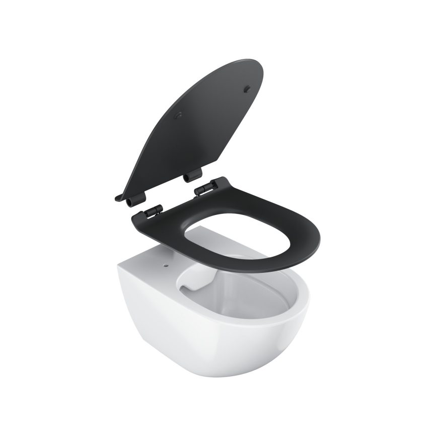Ravak X01862 - Sedile WC a chiusura rallentata SoftClose VITA SLIM, nero