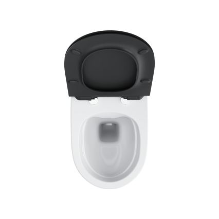 Ravak X01862 - Sedile WC a chiusura rallentata SoftClose VITA SLIM, nero