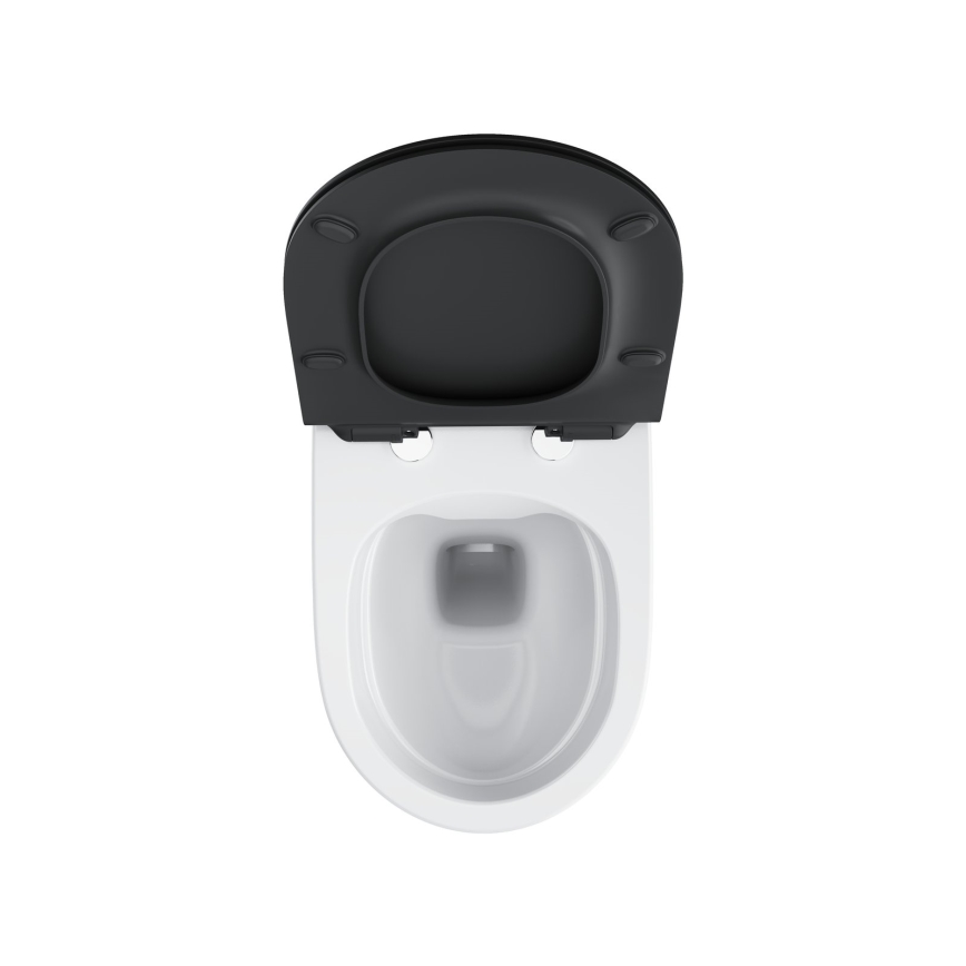 Ravak X01862 - Sedile WC a chiusura rallentata SoftClose VITA SLIM, nero