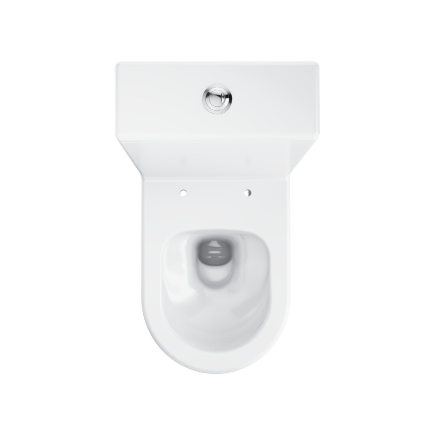 Ravak X01870 - WC combinato senza brida con sedile SoftClose OPTIMA ceramica/bianco