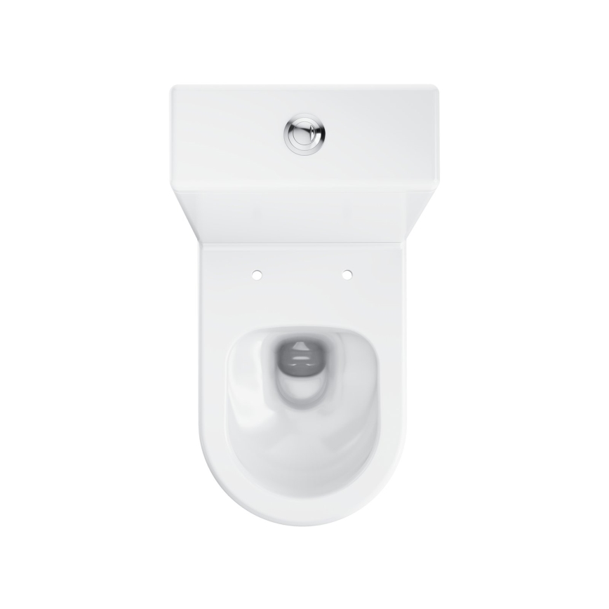 Ravak X01872 - WC combinato Rimless con sedile SoftClose ELEGANT ceramica/bianco