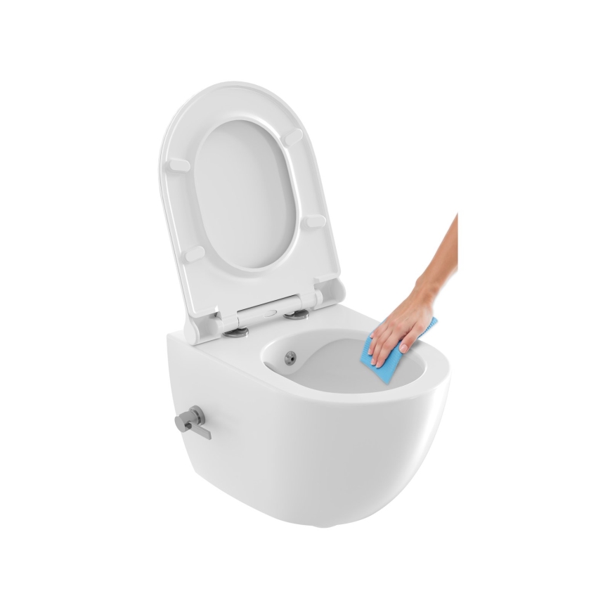 Ravak X01912 - WC sospeso con ugello bidet CHROME ceramica/bianco