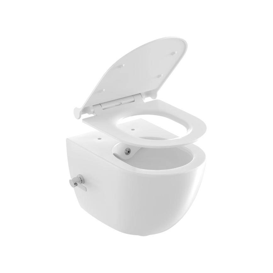 Ravak X01912 - WC sospeso con ugello bidet CHROME ceramica/bianco