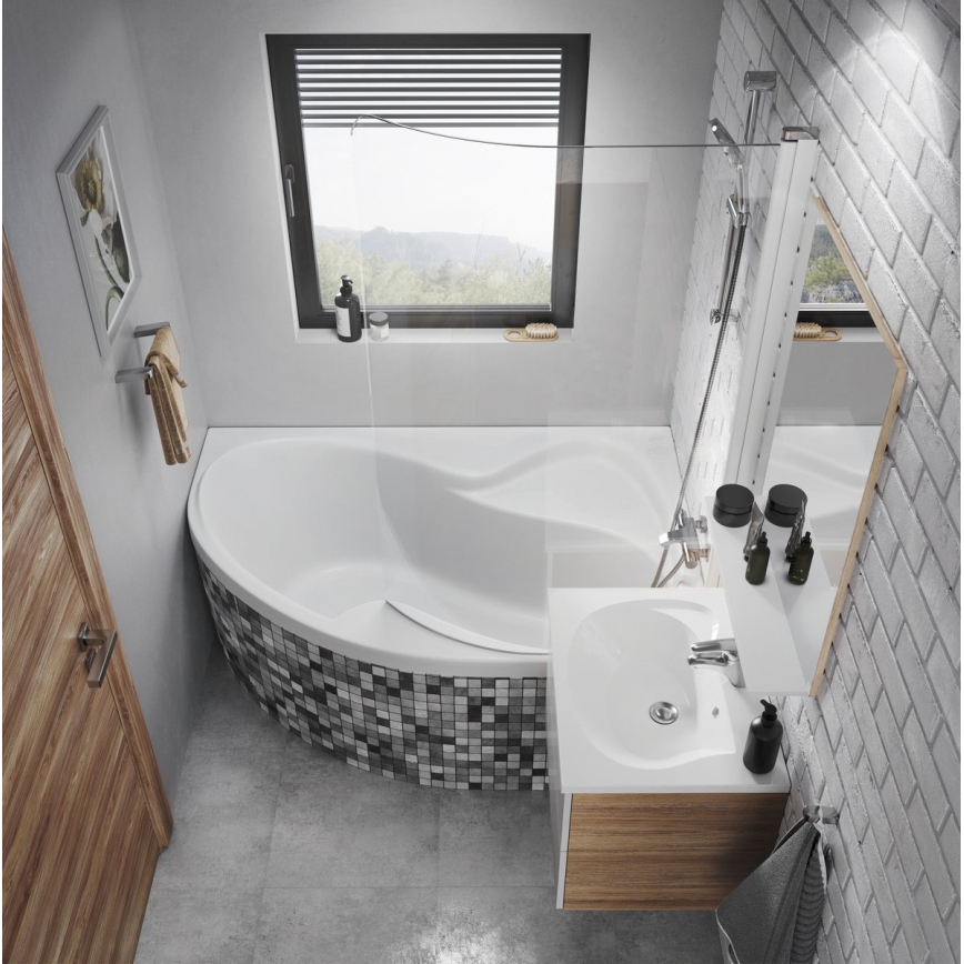 Ravak X070046 - Miscelatore termostatico per vasca TERMO, cromo lucido