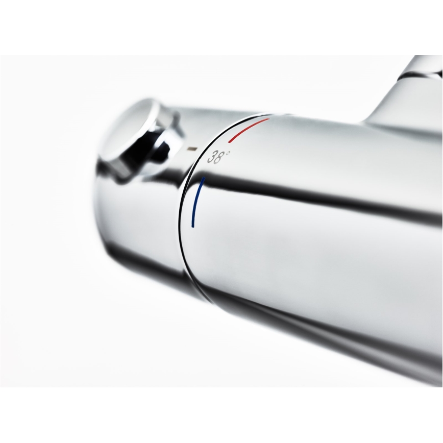 Ravak X070116 - Miscelatore termostatico per doccia PURI, cromo lucido