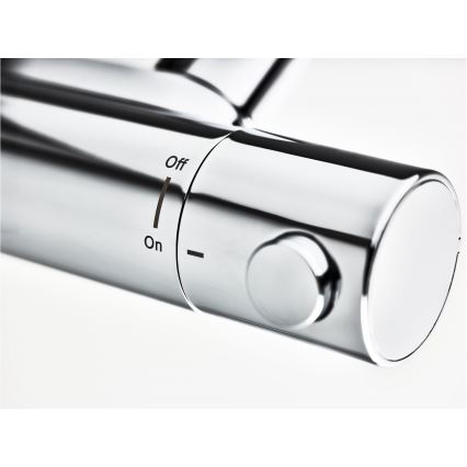 Ravak X070116 - Miscelatore termostatico per doccia PURI, cromo lucido