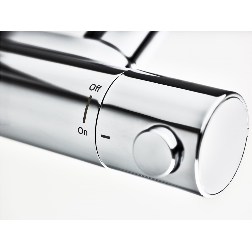 Ravak X070116 - Miscelatore termostatico per doccia PURI, cromo lucido