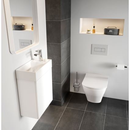 Ravak X070118 - Miscelatore per lavabo FLAT 15,1 cm cromo lucido