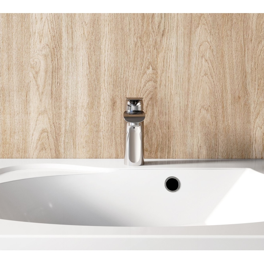 Ravak X070118 - Miscelatore per lavabo FLAT 15,1 cm cromo lucido