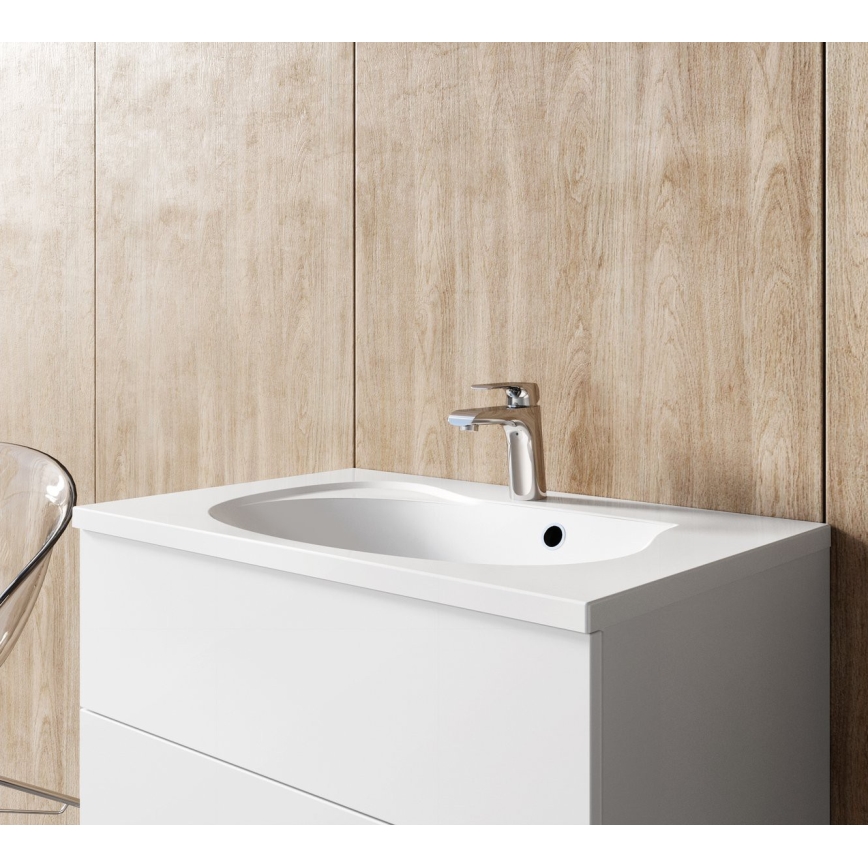 Ravak X070118 - Miscelatore per lavabo FLAT 15,1 cm cromo lucido