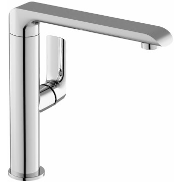 Ravak X070125 - Miscelatore per lavabo e lavello FLAT 26,2 cm, cromo lucido