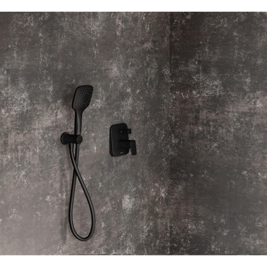 Ravak X070158 - Miscelatore doccia da incasso FREE nero