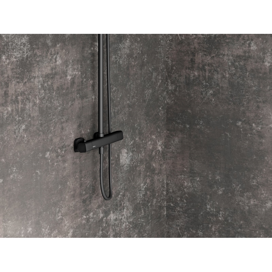 Ravak X070160 - Set doccia con miscelatore termostatico FREE nero