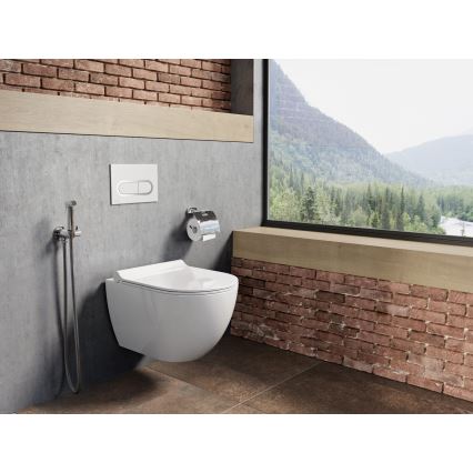 Ravak X070166 - Doccetta bidet a mano per installazione ad incasso, cromo lucido