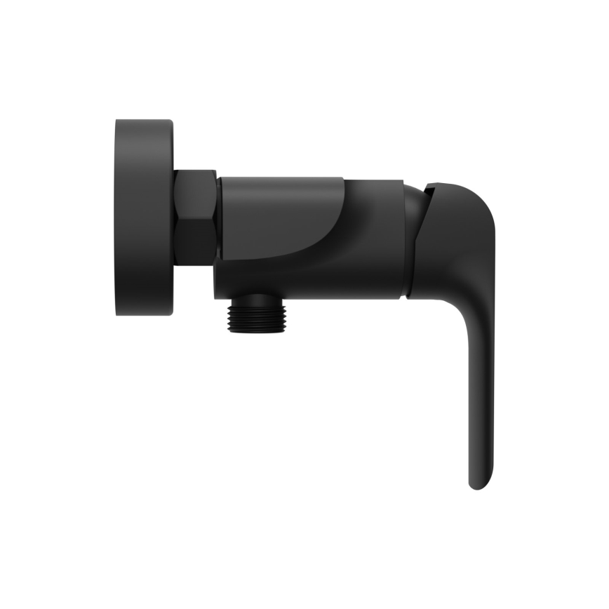 Ravak X070177 - Miscelatore per doccia FLAT nero opaco