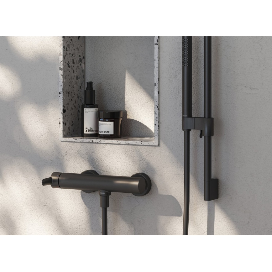 Ravak X070187 - Miscelatore doccia PURI nero