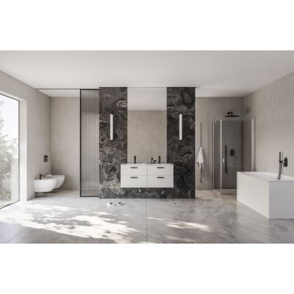 Ravak X070466 - Miscelatore doccia da incasso CHROME nero