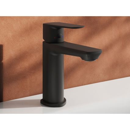 Ravak X070476 - Miscelatore per lavabo LIFE 16 cm, nero
