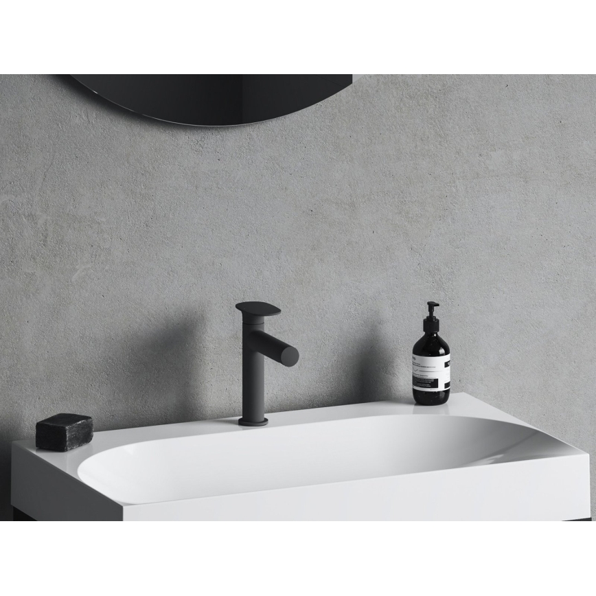 Ravak X070542 - Miscelatore per lavabo SPRING 18,9 cm nero
