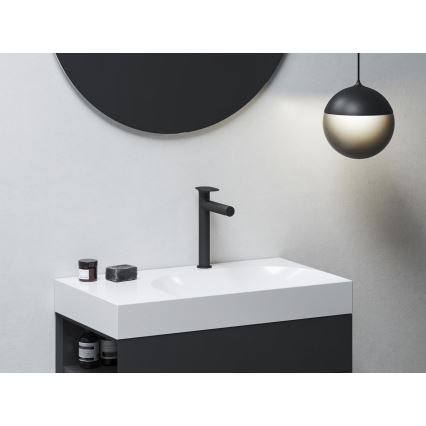 Ravak X070543 - Miscelatore per lavabo SPRING 25,4 cm nero