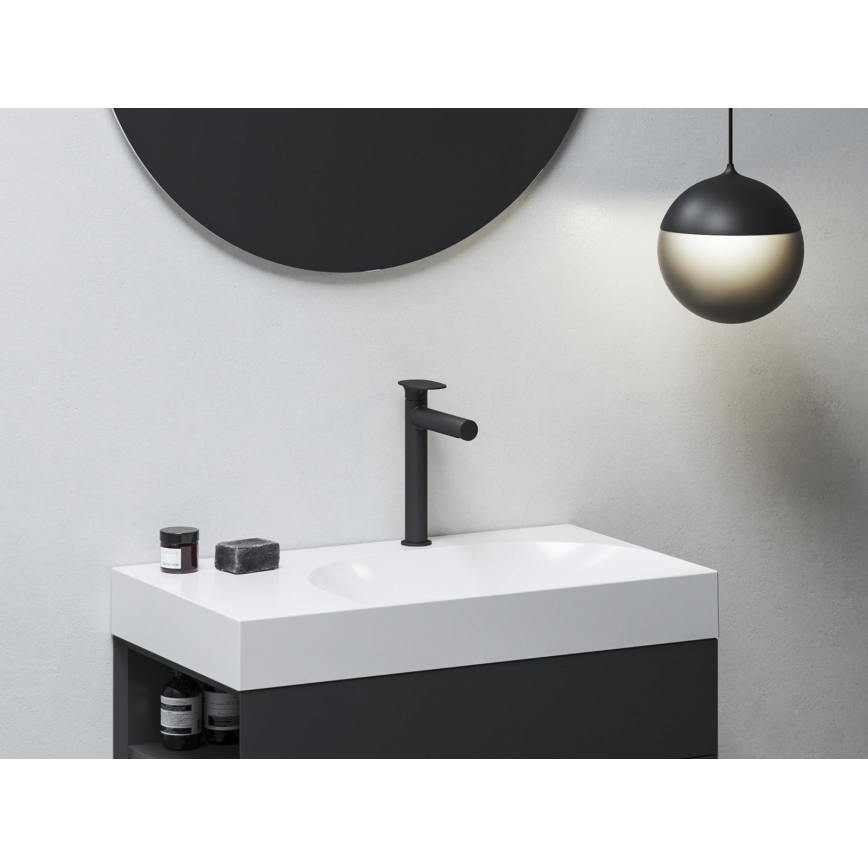 Ravak X070543 - Miscelatore per lavabo SPRING 25,4 cm nero