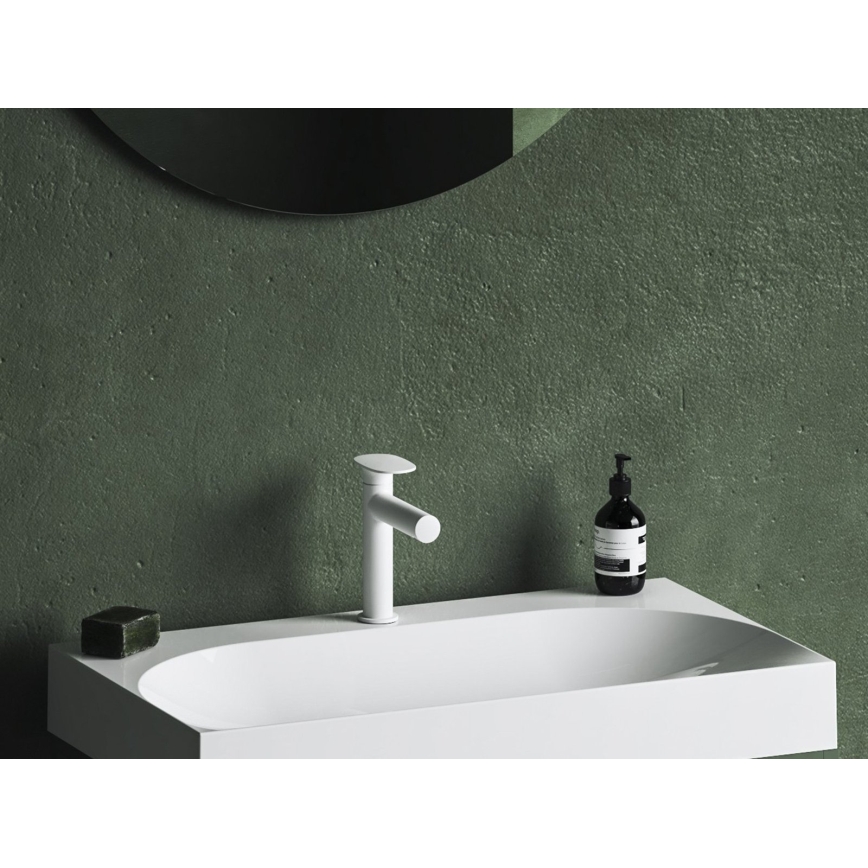 Ravak X070565 - Miscelatore per lavabo SPRING 18,9 cm bianco