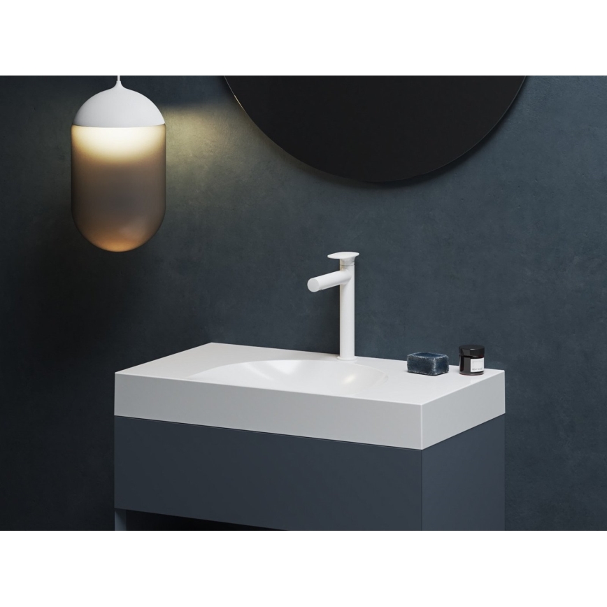 Ravak X070566 - Miscelatore per lavabo SPRING 25,4 cm bianco