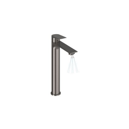 Ravak X070653 - Miscelatore per lavabo PLAN 30 cm grafite spazzolato