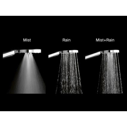 Ravak X07P233 - Doccetta a mano con pulsante FLAT, cromo lucido