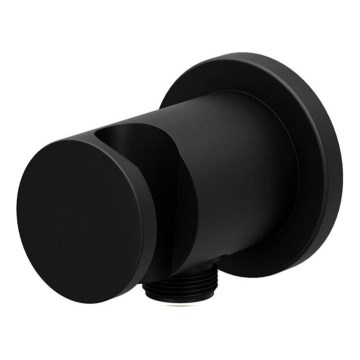 Ravak X07P572 - Supporto per doccetta con attacco 7,8x6 cm nero