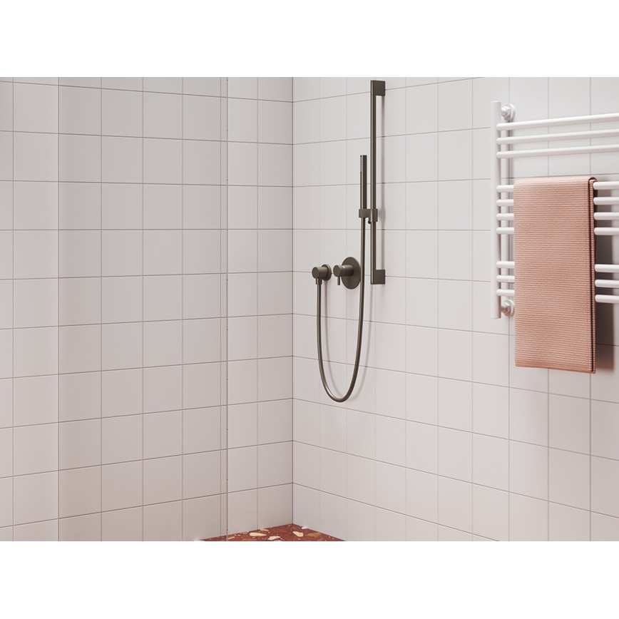 Ravak X07P694 - Doccetta a mano in grafite spazzolato