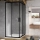 Ravak X1LM70300Z1 - Cabina doccia angolare a quattro ante BLIX SLIM 90x90 cm, nera