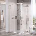 Ravak X1LM70C00Z1 - Cabina doccia angolare a quattro ante BLIX SLIM 90x90 cm, cromo lucido