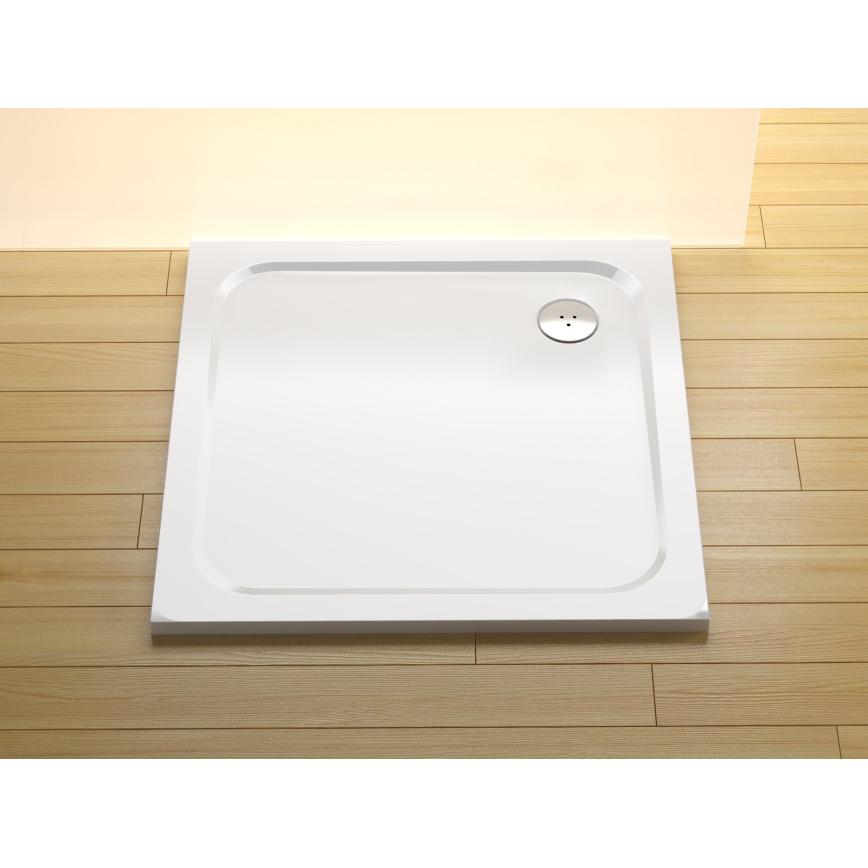 Ravak XA047701010 - Piatto doccia quadrato PERSEUS 90x90 cm bianco