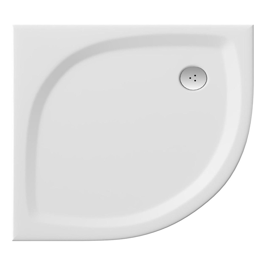 Ravak XA237711010 - Piatto doccia a quarto di cerchio ELIPSO 90x90 cm, bianco