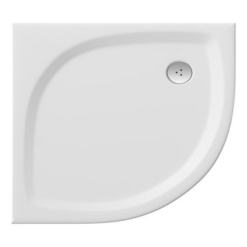Ravak XA237711010B - Piatto doccia angolare a quarto di cerchio ELIPSO 90x90 cm bianco