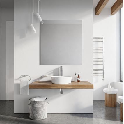 Ravak XJX01140002 - Lavabo da appoggio UNI SLIM 40 cm ceramica/bianco