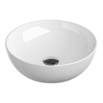 Ravak XJX01140003 - Lavabo da appoggio UNI SLIM Ø 40 cm ceramica/bianco