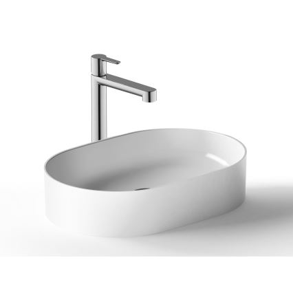 Ravak XJX01155001 - Lavabo da appoggio CERAMIC SLIM 55x37 cm in ceramica/bianco